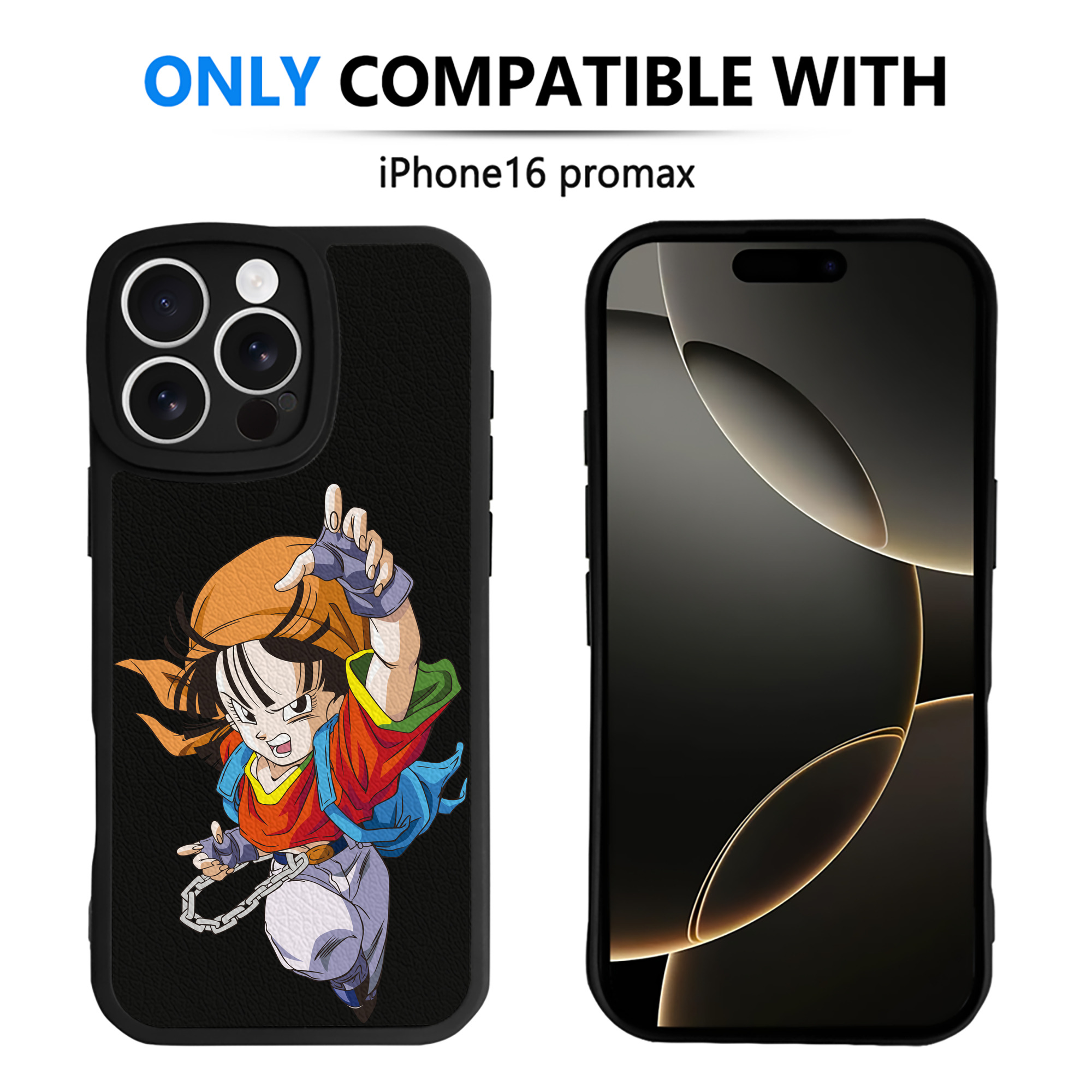 （画像用） ドラゴンボール パン DRAGON BALL Pan 【iPhone 16シリーズ対応】シリコンスマホケース（レザー調） 材質：シリコン